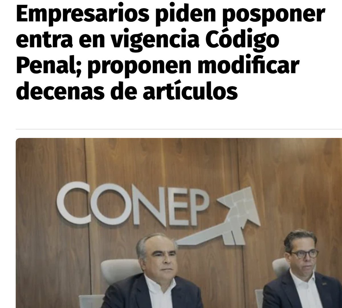 josemanuelhdezp's tweet photo. CONSENSO. No habrá más impunidad de las que hay porque se extienda la entrada en vigencia del nuevo #CódigoPenal. Evitemos errores que podrían subsanarse sometiendo a un estudio profundo las modificaciones propuestas, dando tiempo al #TribunalConstitucional decidir las inconstitucionalidades propuestas y sobretodo, dando a conocer a la sociedad las nuevas disposiciones.