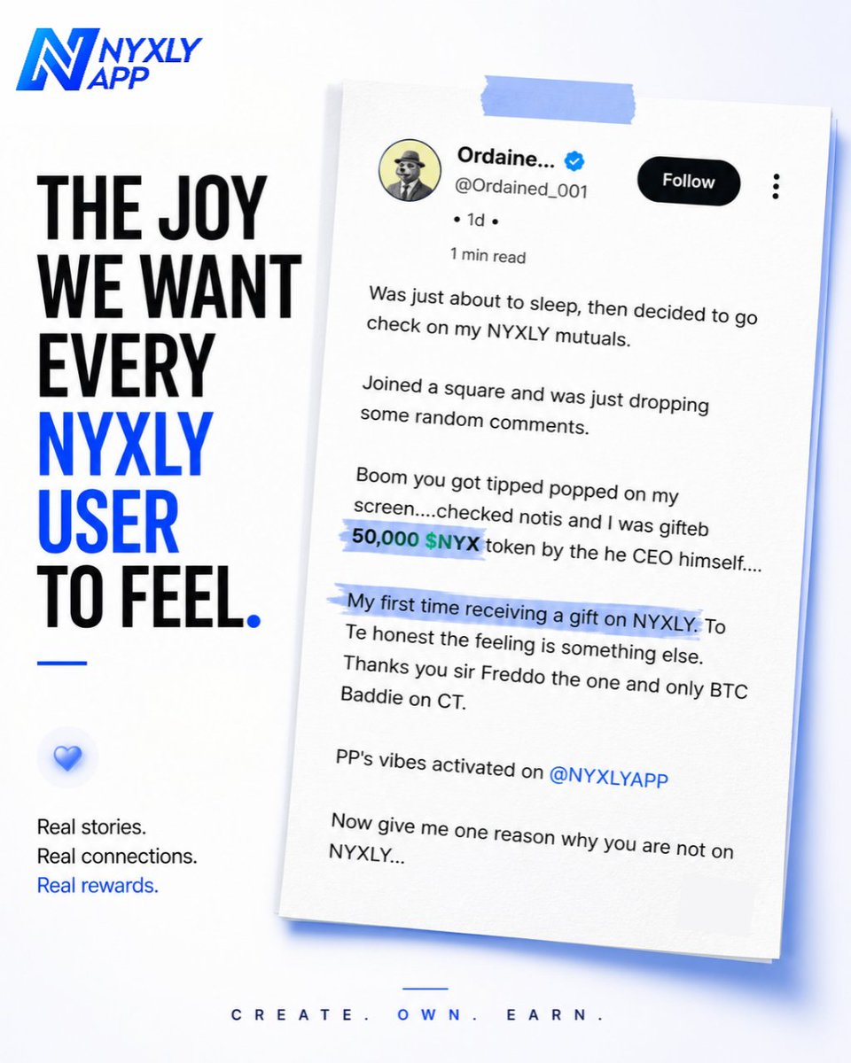 NYXLYAPP's tweet photo. The joy we want every Nyxly user to feel. https://t.co/wXTvtbFANE