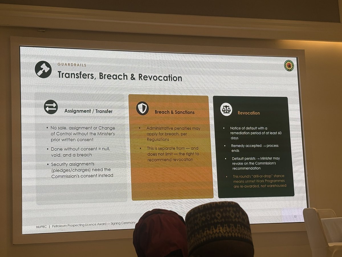 TheLeeMan's tweet photo. Attended the Petroleum Prospecting Licence Award Signing Ceremony hosted by NUPRC today.

Key lesson: in Nigeria’s upstream sector, asset ownership is not enough.

Execution is everything.

PPL holders must now prove capacity through work programme delivery, compliance, host community engagement, environmental responsibility, and investment readiness.

The future belongs to operators who can move from licence to first oil.

#NUPRC #OilAndGas #EnergySecurity