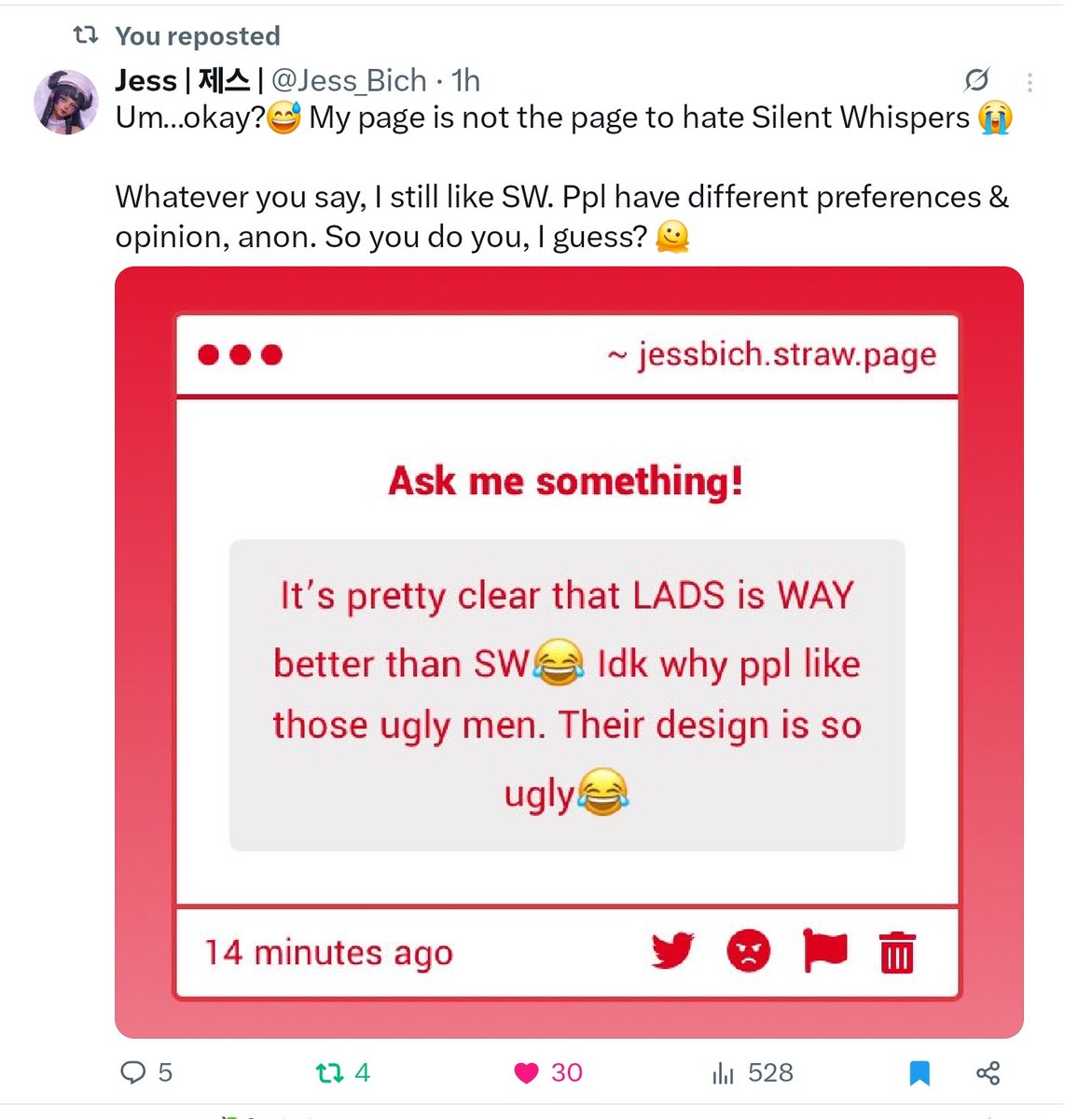 kisekiseki30626's tweet photo. 🚨 Finally, vindication for #SilentWhispers/ Archosaur. 

To everyone out there who harassed @S_whispersEN devs &amp; players:

.. you should delete your past defamatory/ slanderous posts.

And if you have an ounce of remorse for the pain you caused many people,  you should apologize https://t.co/4bmku34tjO