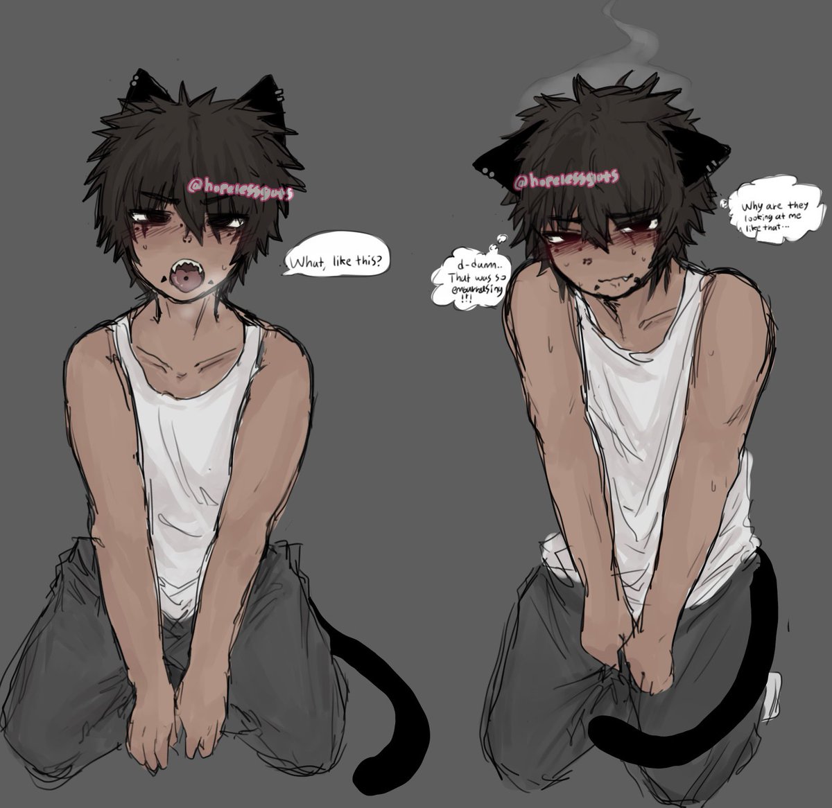 cherripiee__'s tweet photo. my femboy son #digitalart #catboy https://t.co/afljstFOI7