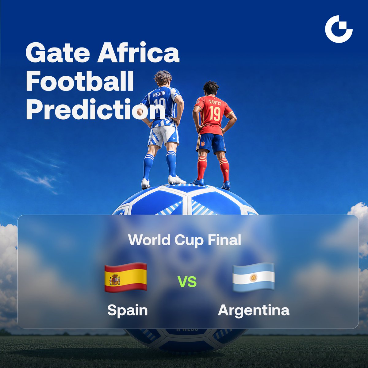 gate_african's tweet photo. 🎁 $30 up for grabs for 10 lucky winners! 🤑

❓ Who will win the final game of the World Cup 2026?

Spain 🇪🇦 vs Argentina 🇦🇷

📌 How to participate:
🔹 Follow @gate_african
🔹 Like & Retweet this post
🔹 Comment your prediction + your UID & Tag 3 friends
🔹 Use #GateAfricaFinalPrediction 

📅 Duration: Event ends before kickoff.

Don’t forget to check this out: https://t.co/z8F9yKzugQ…

⏳ Waiting for your answers in the comment section! Good luck! 👇

#Gate #Spain #Argentina #Worldcup #Web3