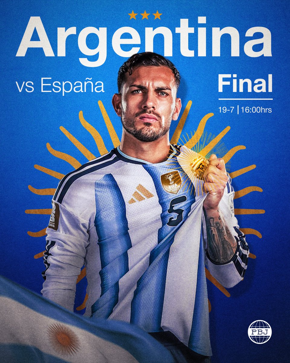 PlanetaBoca's tweet photo. 🏆🇦🇷 HOY JUGAMOS LA FINAL DEL MUNDO POR SEGUNDA VEZ EN 4 AÑOS.

¡VAMOS, ARGENTINA! 💪 https://t.co/p52tYeaT0o