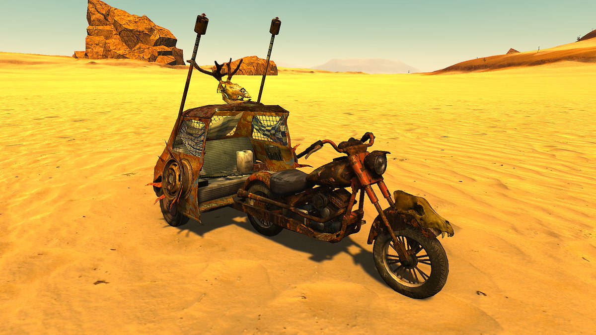 TheSawyerK's tweet photo. New vehicle "Crossbreed"
#gamedev #indiedev #indiegames #apocalypter https://t.co/A1QDtuwC2t
