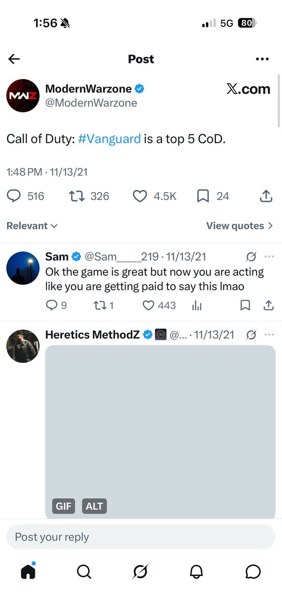 Coffee96SA's tweet photo. @ModernWarzone This you? Also your whole twitter account copies charlie intel. Ur a fraud https://t.co/Zgwap5p3Io