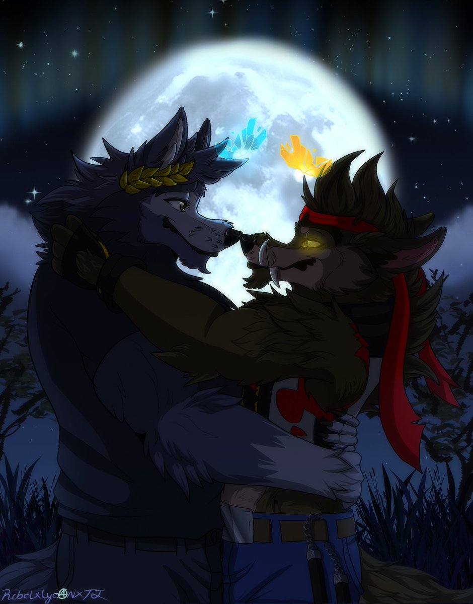 RebelxLycanxTJ's tweet photo. 🌙Heartfelt Moment In The Moonlight🌙
Commission for: @vagus_aeternus https://t.co/Bd0lXv3j1e