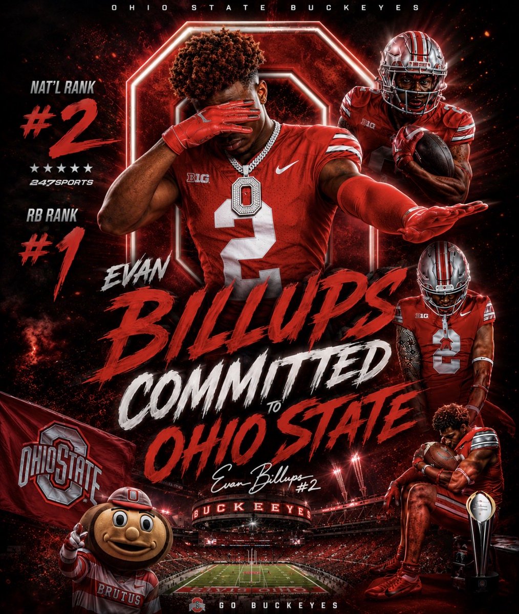 2TimeTrevante's tweet photo. WELCOME TO OHIO🔴⚪️⚫️Another weapon💥added to the backfield! Guy moves like a video game!🕹️Let’s get to work young buck🦌💪 #GoBuckeyes #BoogU https://t.co/JgGGb8YSO3