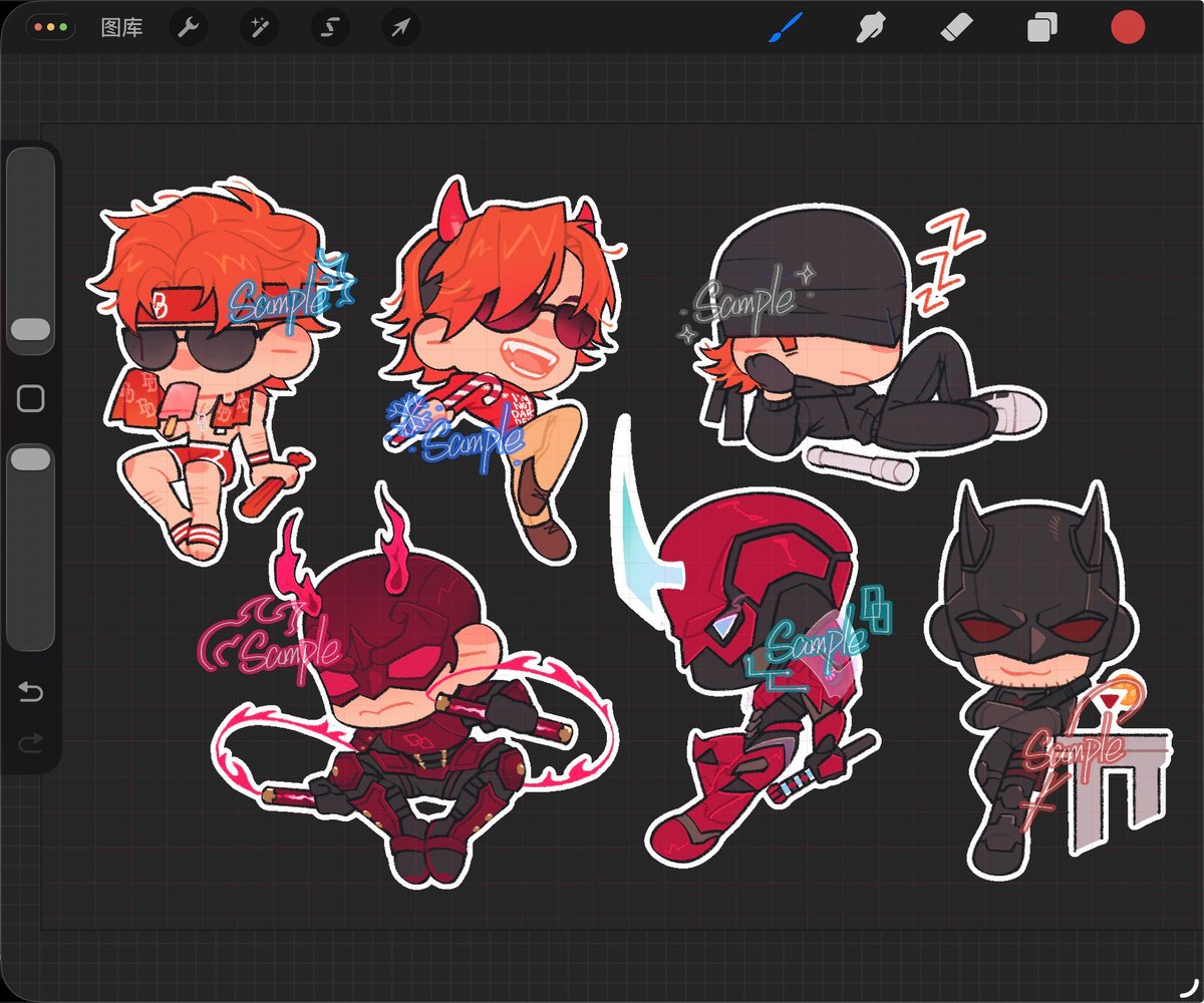 POLAR_DAY_ZL's tweet photo. #MarvelRivals ＃Daredevil
Finally finished drawing！
I must make this into stickers！ https://t.co/E0MjduQiD2