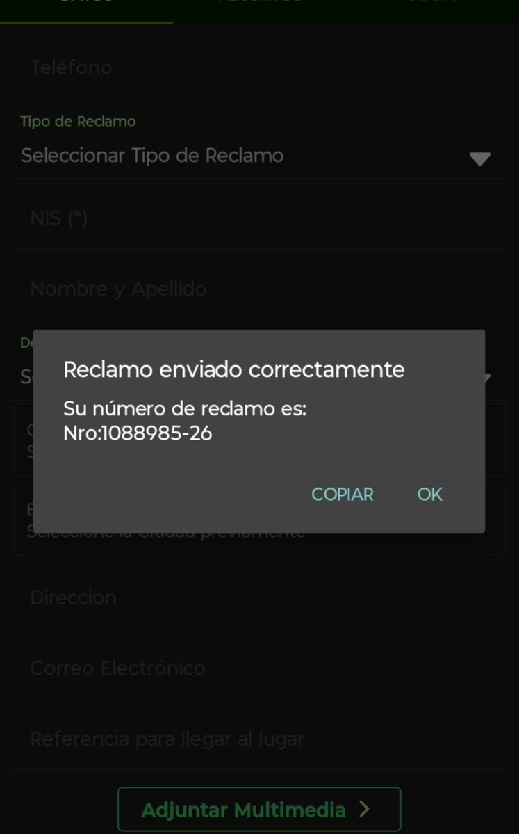 Mig_Molas's tweet photo. @ANDEOficial @KrlosColeman Buenas tardes estamos sin luz sedes las 14 en Ñemby zona cañadita https://t.co/saGKYxCaRP