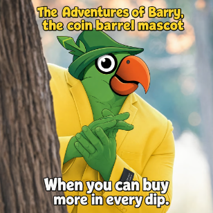 BarryParrotRH's tweet photo. Barry Good Dips

0x719e412a6c7ee34b2bb5e7f274cbc9ce418c85b7 https://t.co/Js064Fx2JX