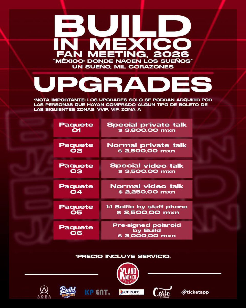 CinemaSerieNews's tweet photo. Llega por primera vez a México, al actor tailandes #BuildJakapan con su #fanmeeting #BUILDINMEXICOFANMEETING2026
Fecha del evento: Viernes, 27 de noviembre, 2026
@kp_ent_mex @buildurluve
#BuildFMinMexico
#BuildinMexico #Beyourluve #Tendencia #CDMéxico https://t.co/FqJueFbf4V