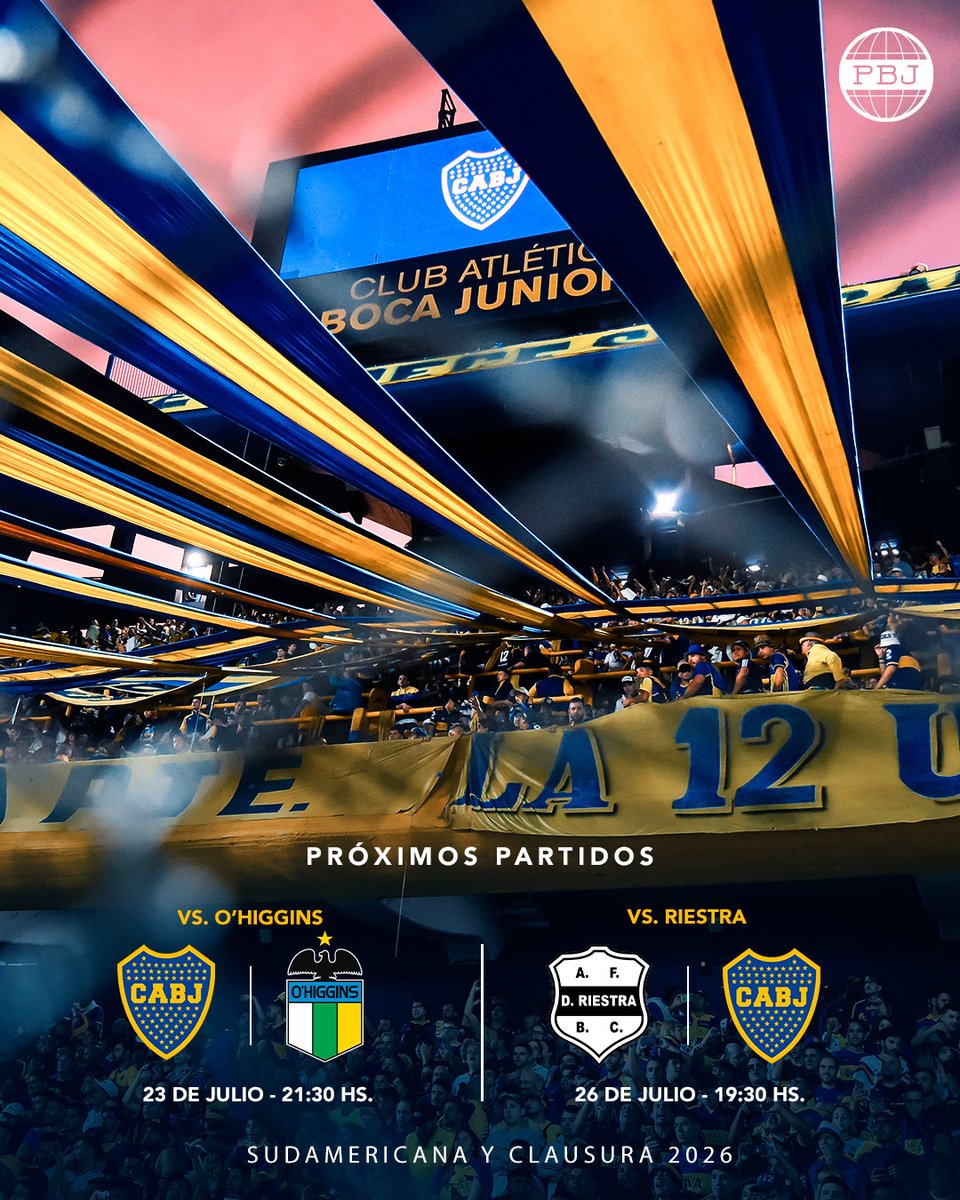 PlanetaBoca's tweet photo. 🔜 LO QUE SE LE VENDRÁ A BOCA EN LA SUDAMERICANA Y EL CLAUSURA. https://t.co/fu5zbkiSuS