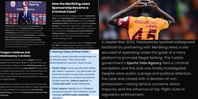 1907_Plus's tweet photo. 🚨TÜRK MEDYASI 3 MAYMUNU OYNARKEN, TÜRK YARGISI GÖRMEZDEN GELİRKEN DÜNYA BASINININ ATTIĞI BAŞLIKLAR;

“Aylarca süren yasa dışı bahis reklamı davasında galatasaray genel sekreterinin beraat etmesi, denetimsizlik, yargıda hukuki boşluk, yetersiz yaptırım ve Türk futbolunun küresel arenada şeffaflığını zedeliyor.”

Yüzlerce deliller olduğu halde, belgeler, itiraflar olduğu halde serbest bıraktığınız bir suçlu yüzünden Dünya basını Türk yargısıyla dalga geçiyor

Nasıl iyi mi böyle?
@istanbulCBS @abakingurlek