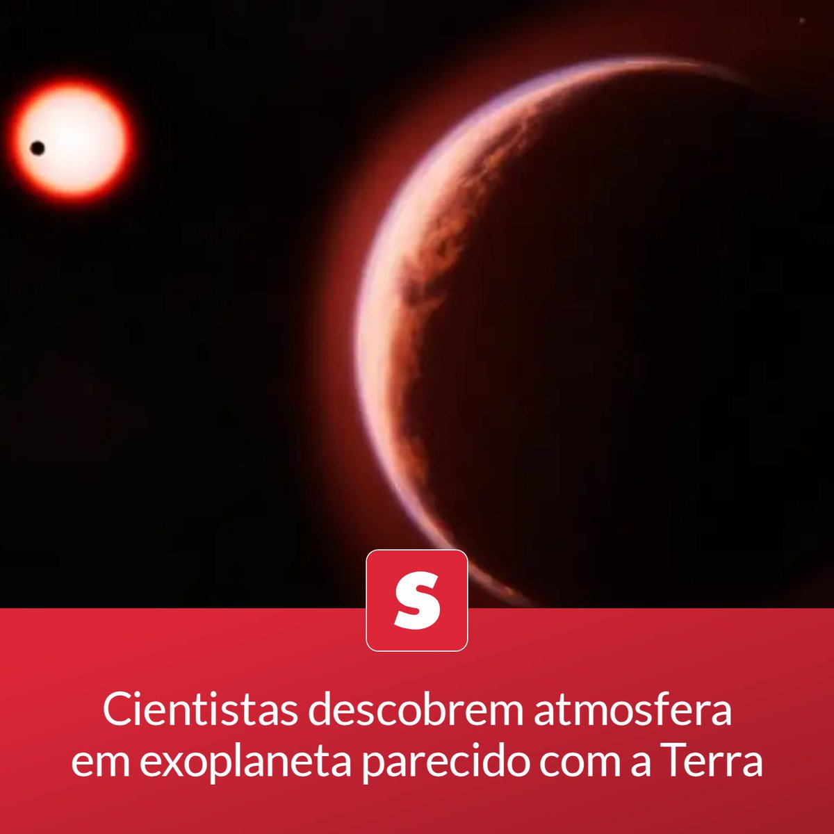 revistasuper's tweet photo. Cientistas descobrem atmosfera em exoplaneta parecido com a Terra

Essa é a primeira confirmação de uma atmosfera em um planeta rochoso localizado na zona habitável de outra estrela. Entenda.

📖 Leia a matéria no link - https://t.co/LhaUlVltdi https://t.co/QMXVVFvWcj
