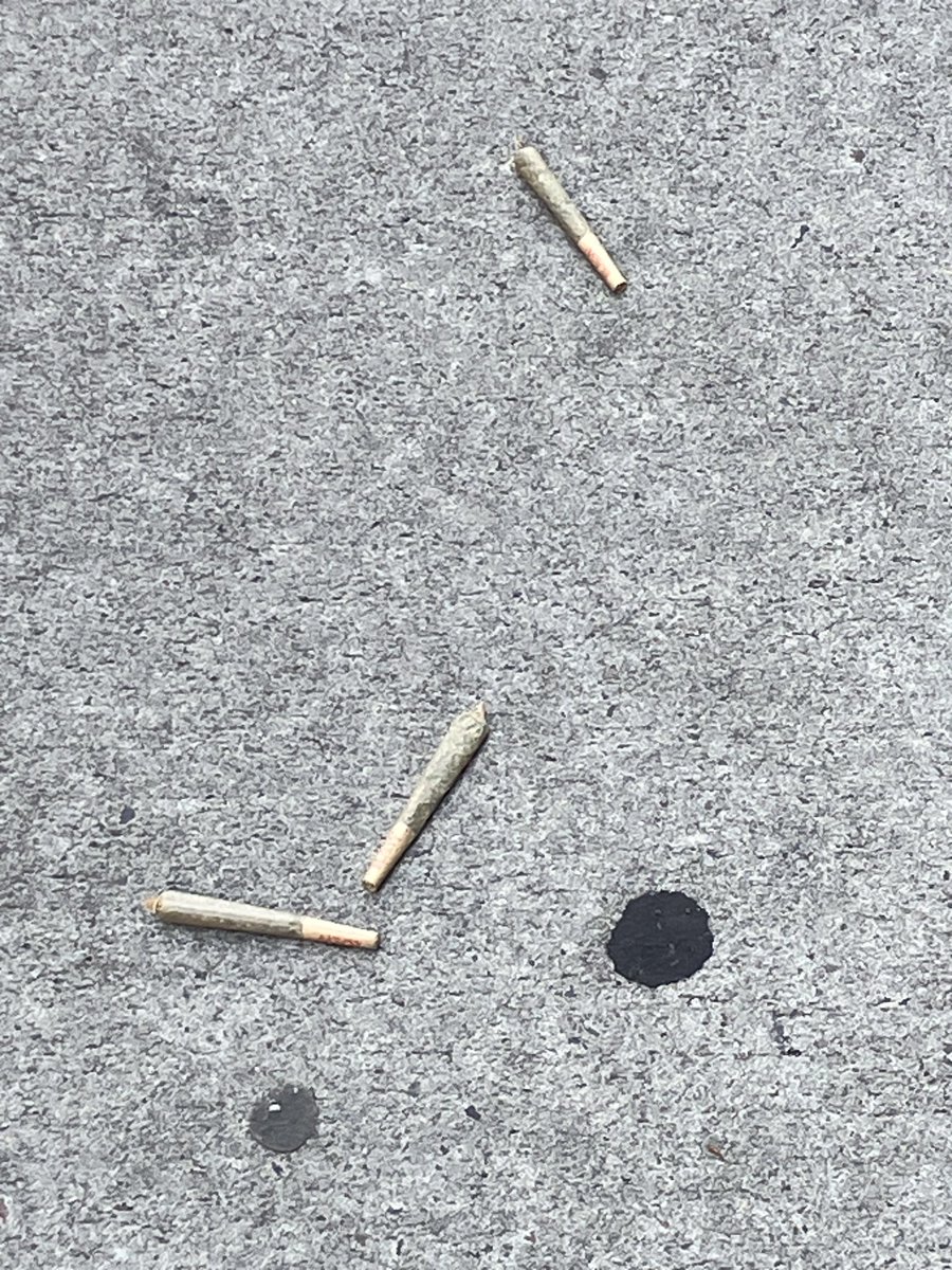 crisis_inverted's tweet photo. On ground: three blunts, never smoked https://t.co/YVr0Xa2tOA