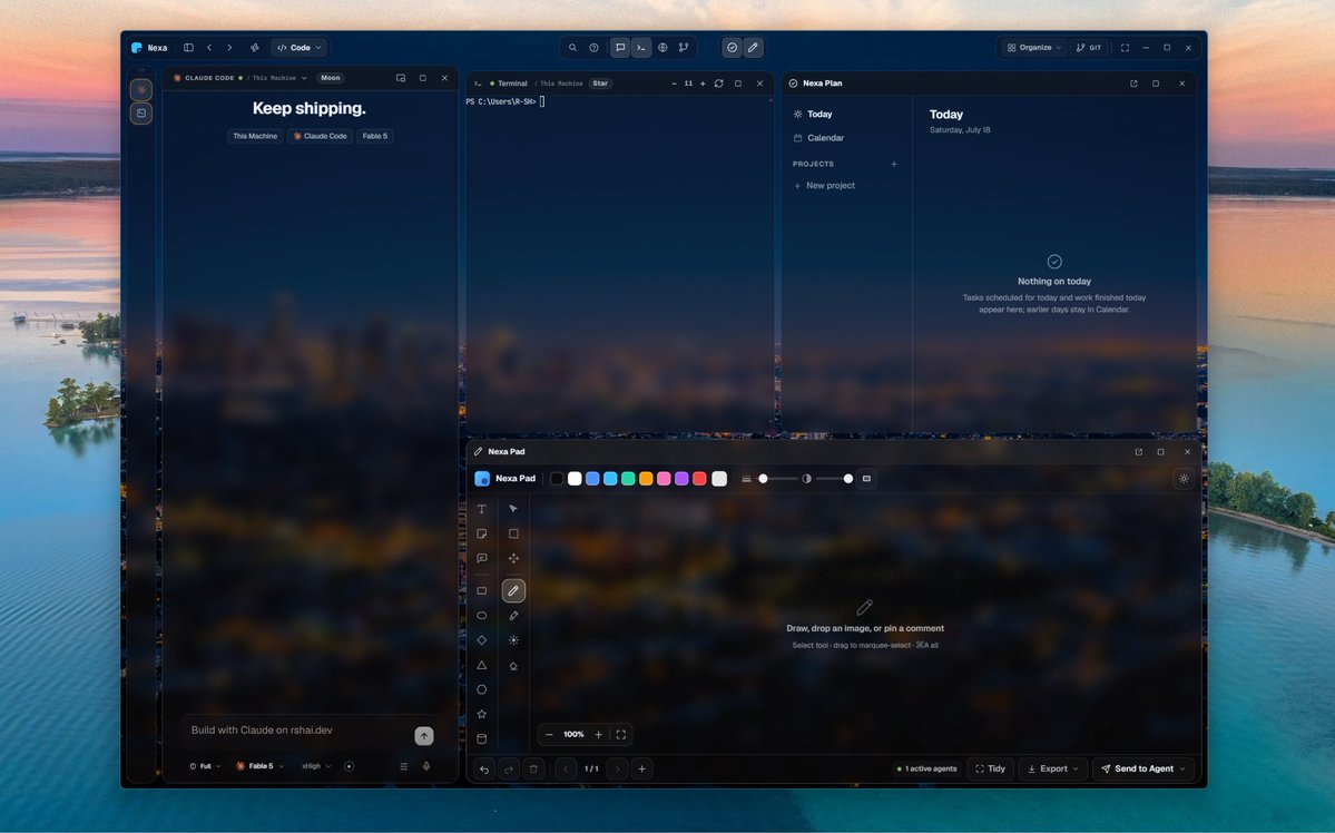 RezaNexa's tweet photo. @theo @theo Can you please look at this and give me a feedback how its what I built in over 6 months free beta is open thank you in advance https://t.co/vj1oHv3hrK