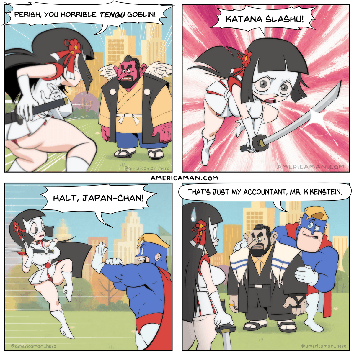 GoyGems's tweet photo. Comic by @Americaman_Hero https://t.co/IrA7qkdNHj