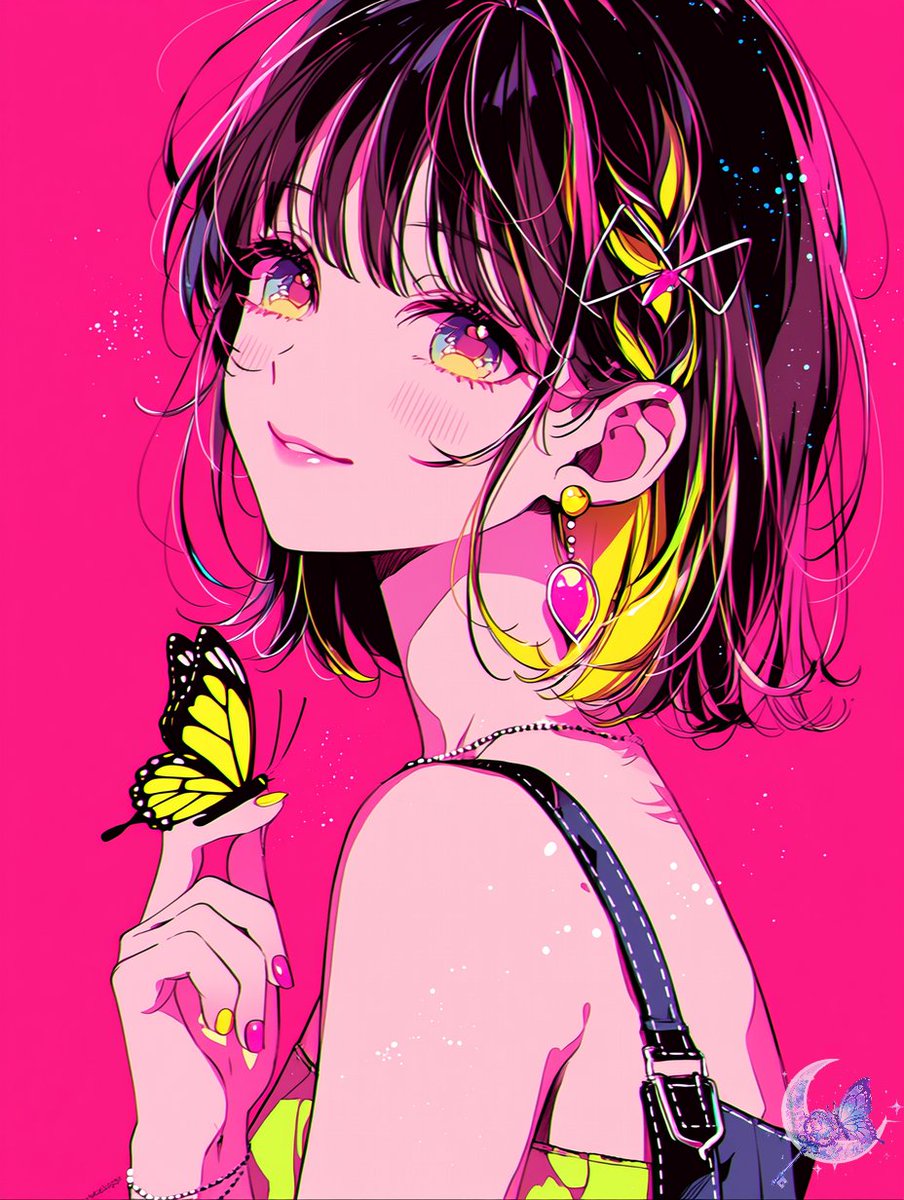 ea_bbs_aiart's tweet photo. 『Pink Citrus Melody』
『Butterfly Mirage』
『Neon Citrus Splash』
『Sunset Butterfly』
#フリーイラスト
#フリーアイコン
#AIイラスト
#BlueButterflySyndrome
#BBS
#夜の共犯者

フォローと♡とRP(RT)にて使用可能です🙆🏻‍♀️

※自作発言❌・二次配布❌・ロゴの削除❌・AI学習❌ https://t.co/cX0HrFpKj2