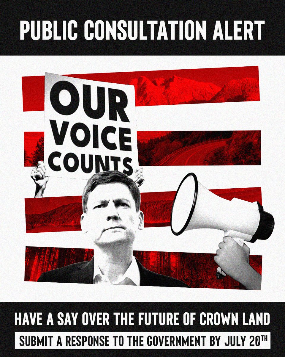 SteveKooner's tweet photo. The NDP is quietly handing over shared decision-making power on another 20,000 hectares of Crown land to the Squamish Nation, covering parts of the North Shore, the Sea-to-Sky corridor, and much of Gambier Island.

They are doing this through a backdoor agreement rather than legislation, after British Columbians had already rejected similar Land Act changes in 2024. Now they have cut the public consultation period in half and scheduled it in the middle of summer, making it harder for people to have their say.

Crown land belongs to all British Columbians. When the NDP gives unelected groups veto power and shared control over public forests, parks, and recreation areas, it creates uncertainty for the forestry industry, threatens public access, and further weakens the economic foundation of resource communities.

This is the same ideological pattern we have seen with their handling of the Cowichan case, where the NDP failed to defend property rights by keeping the rights of all British Columbians in mind. And in this situation, instead of protecting the interests of all British Columbians, the NDP wants to transfer decision-making authority over public land to a select group behind closed doors.

This fundamentally undermines property rights in British Columbia. If your title can be weakened or if public land use can be held to a veto, then the basic security of property rights that British Columbians have always relied on is being steadily eroded.

https://t.co/aCt21v1i13