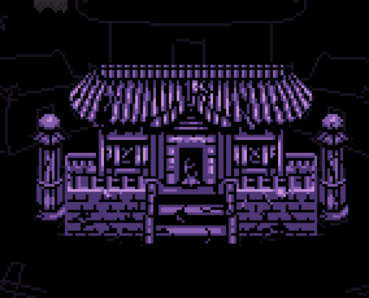 fredyrim's tweet photo. This has been my contribution to this canvas proposed by @CarmonaAdd67996, ‘Ghost Tower’, inspired by a wonderful world, Pokemon, on @basepaint_xyz. 💙💙💙

#pixelart | #pixel | #art https://t.co/UEjeDMKZhG