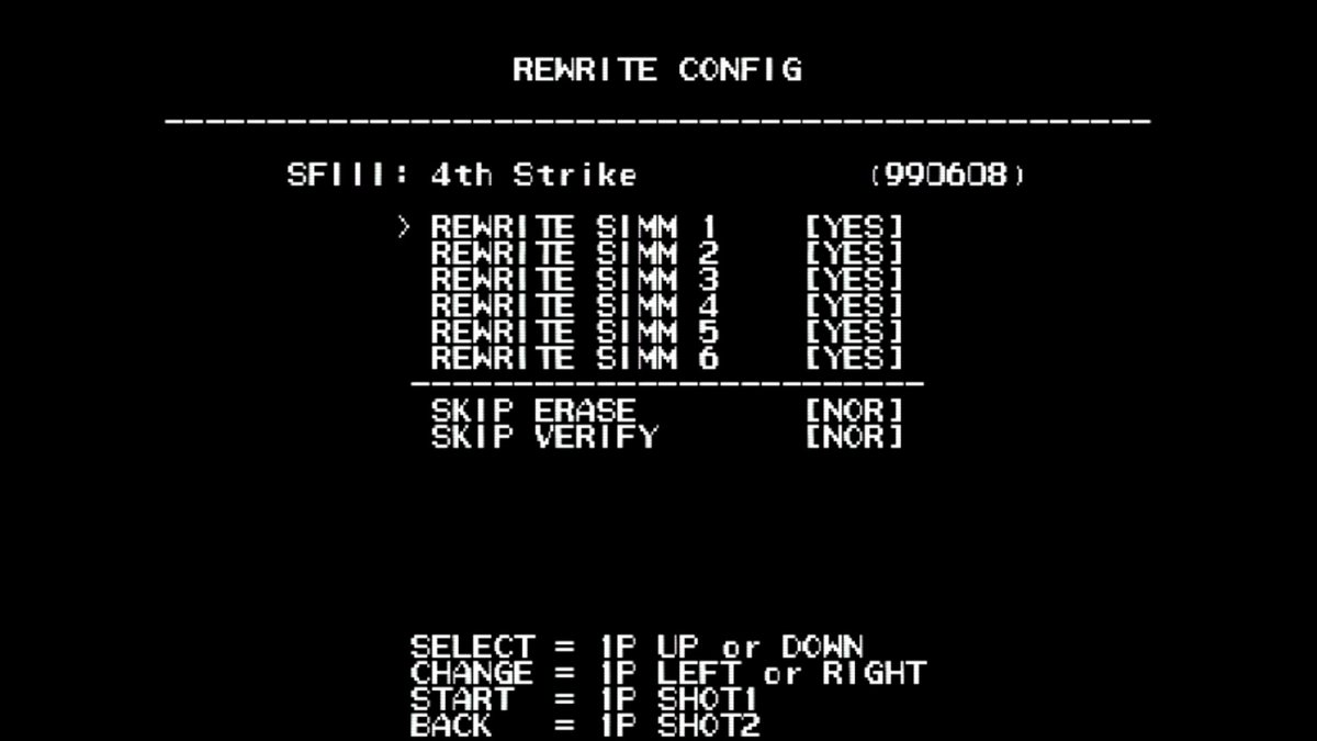 herzmx's tweet photo. Relase #CPS3 CBIOS a C reimplementation.

Features:
• Extended compatibility with NOR SIMMs (NOS/DS), including direct writing from the CPS3 system.
• Custom selective rewrite mode.
• Boot games without a CD while maintaining full CD compatibility.

https://t.co/9HGt6FYLis https://t.co/sAuVPL3MCL