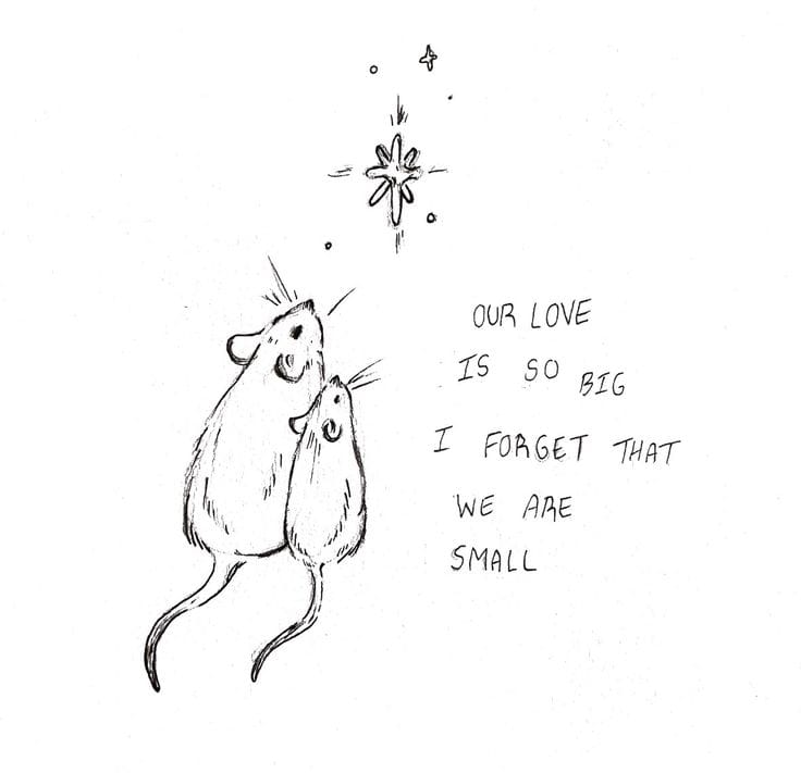 Nightbloomc's tweet photo. Our love is so big I forget that we are small.. https://t.co/Ob6Gb46kkj