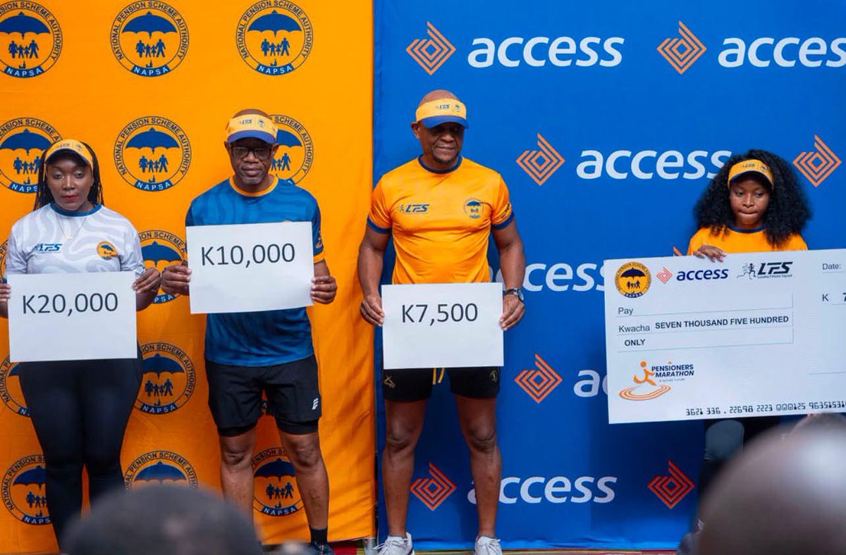 yournapsa's tweet photo. Only 8 days to go! ππΎ
Yesterday we unveiled the official #NAPSAPensionersMarathon race kit&celebrated the sponsors making this inaugural event possible.
π
25 July 2026β¨π Levy Business Park
Register today:
β¨https://t.co/JbN8uqnG85
#RunWithNAPSA #EveryStepCounts #8DaysToGo https://t.co/dJxviVj2fp