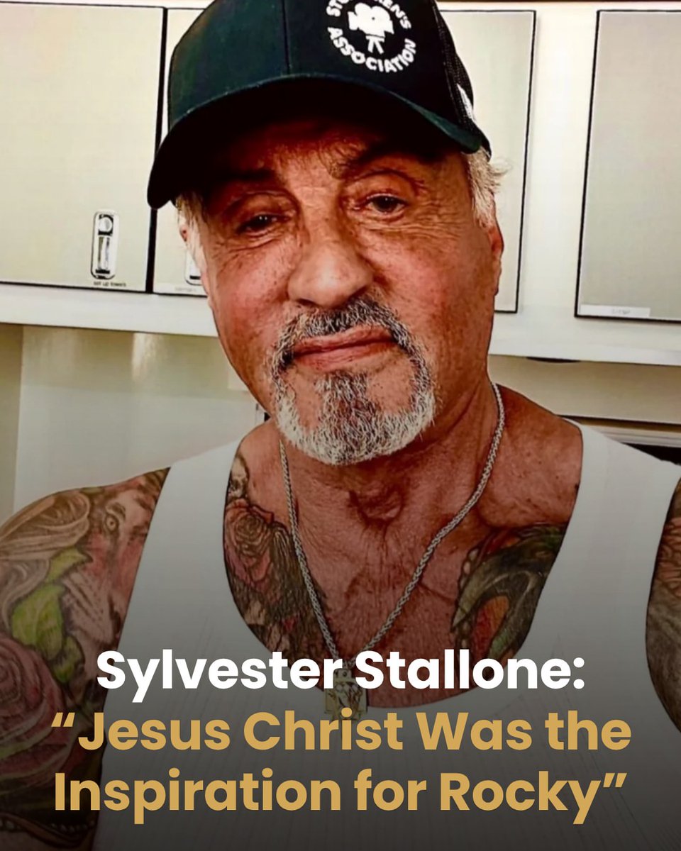utdMaggie's tweet photo. Sylvester stallone credits Jesus christ as the Rocky inspiration https://t.co/igaNMbgV6n
