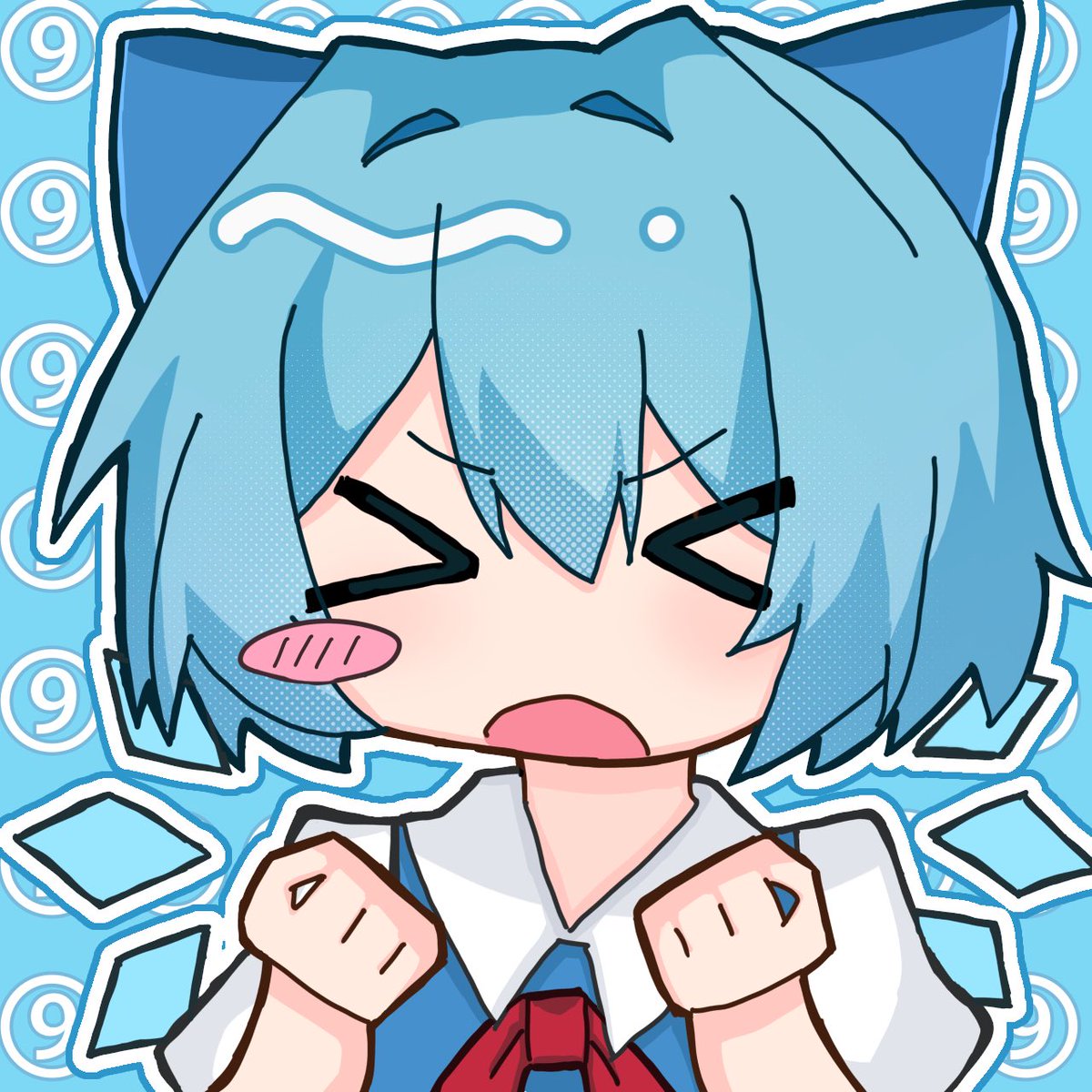 yukinosann_2nd's tweet photo. ⑨
#絵柄が好みって人にフォローされたいㅤ
#東方イラスト 
#チルノ https://t.co/JkEKPedqrw