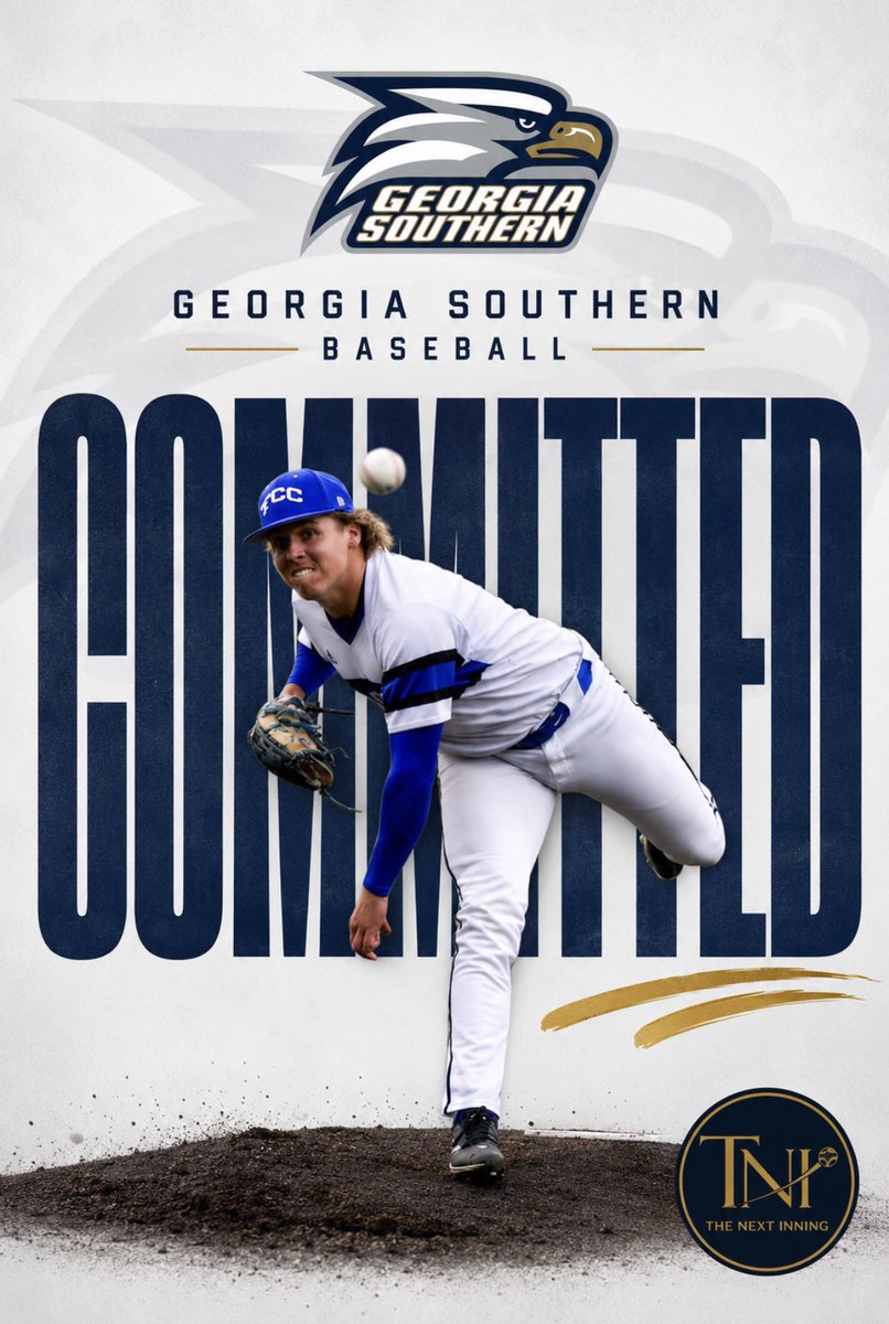 TheNextInning's tweet photo. 🚨 COMMITTED 🚨

Huge congratulations to Tyler Logan (@tyler_logan04) on his commitment to Georgia Southern @GSAthletics_BSB) Baseball! 🦅⚾️

Tyler’s journey is a testament to perseverance. He stayed the course, continued to develop, and never stopped believing in the work. Through every conversation and every opportunity, his focus never wavered—and today it paid off.

We’re incredibly proud to have helped Tyler throughout this process as he finds a program that’s a great fit both on and off the field.

A big thank you to the entire Georgia Southern coaching staff for believing in Tyler and giving him this opportunity.

The work doesn’t stop here. Go make an impact. 👊

⚾️ @PeterMichael00 

#Committed #GeorgiaSouthern #Baseball #TransferPortal #TNICommits