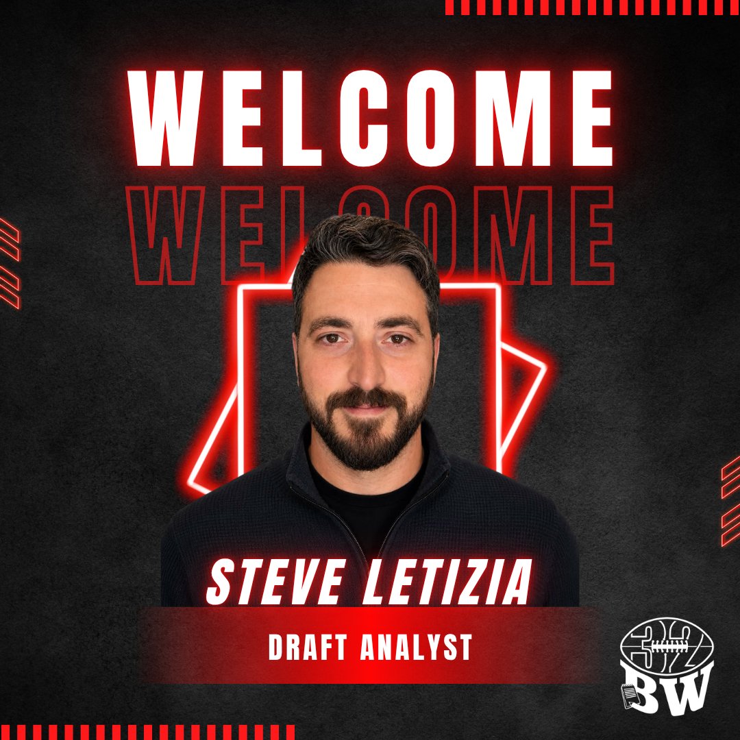 32BeatWriters's tweet photo. We are happy to announce that Steve Letizia, @CFCBears, is joining 32BW as a Draft Analyst

Steve will join @TJWengert as a co-host on our Draft Capital podcast as well as work on prospect evaluations and content

Further helping bridge the gap between the Draft and fantasy! https://t.co/3eVd1W2aQx
