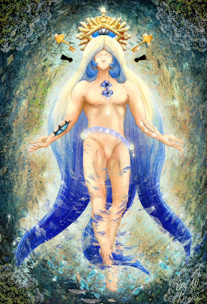 NishiInFanHell's tweet photo. Been a hot minute since I painted and uploaded something so elaborate. So here, have the merged version of #LightofTruth and #LightofDeceit.
This is what happens when Nilly and Smilk finally step aside and let their Soul Jams just do their thing. ;D
#puremilk #shadowvanilla https://t.co/V8GjJfT1xE