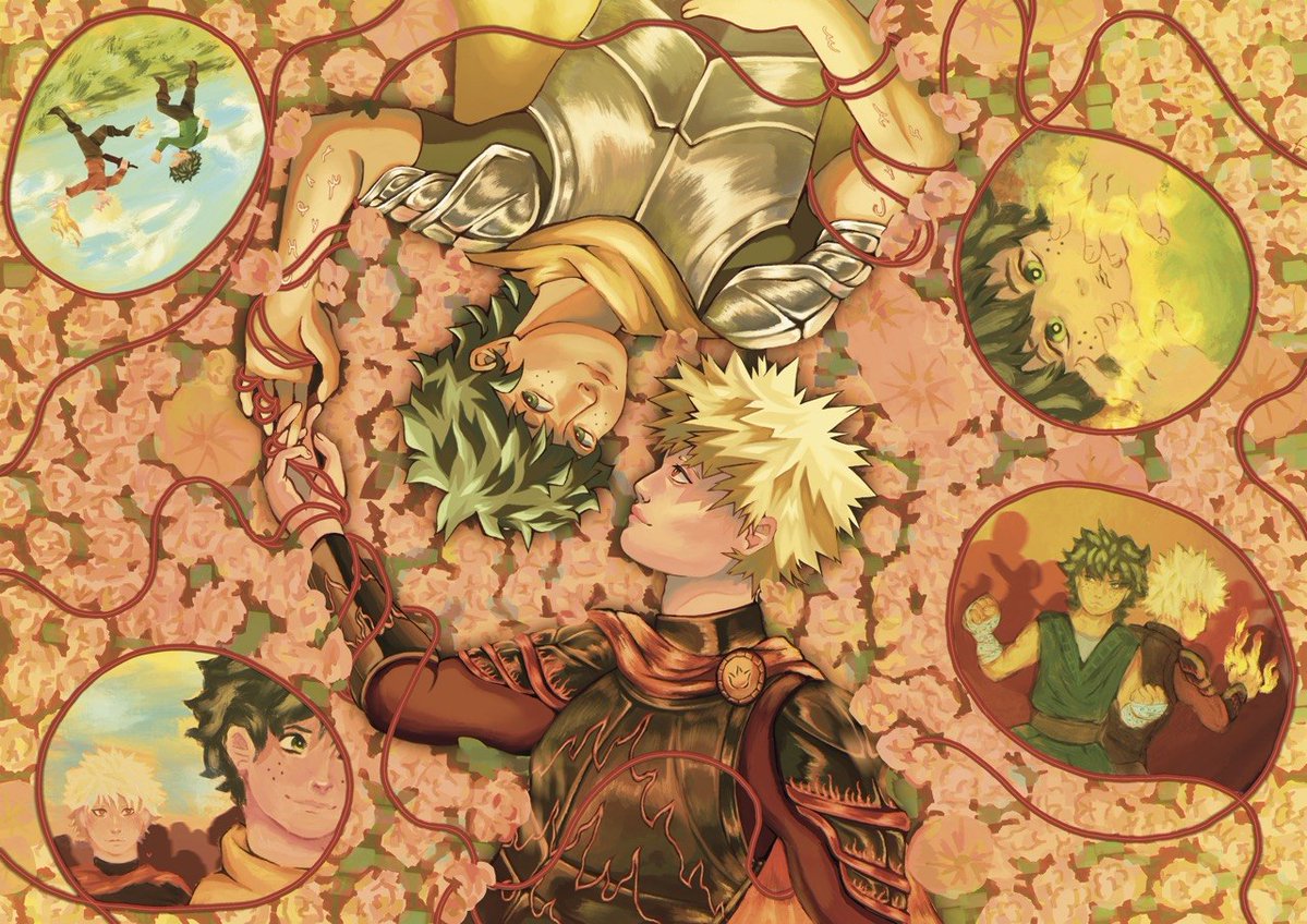 Sour4kai's tweet photo. Here is my piece for the @izktevents in collaboration with @bakuisnumberone 💥

If you like fantasy stories and cool world  building you should check his fic out! ^^ 

Link in comments ❗ https://t.co/c09hNBC32G