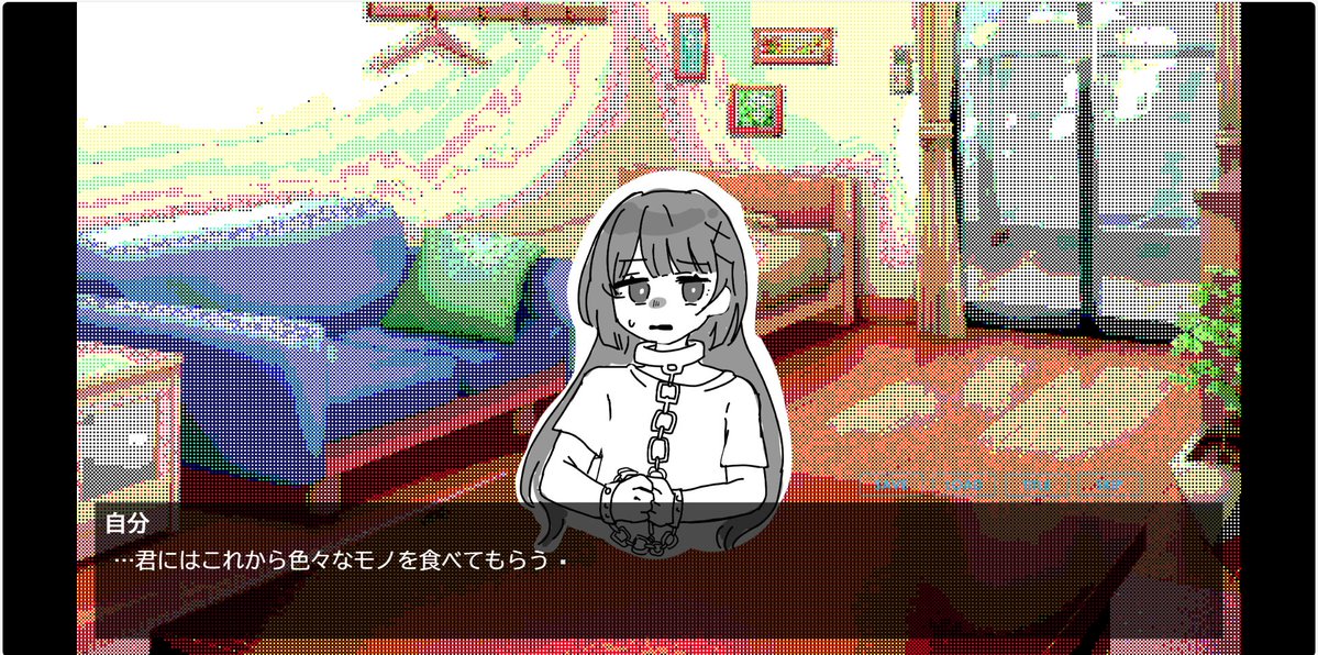 kazana_topaz's tweet photo. 【JK活動者✖野良絵描き(@Fumiduki__)】

短編ノベル育成ADV
『What do you eat?』

何も知らない少女に寄生生物を食べさせ、その変化を見守る。
研究員のアナタの昇進と命を懸けた冒涜的な実験の結末は＿！？！？
実況・FA等歓迎です！是非遊んでみてみてください❀❀
#リバイバルゲ宣デー https://t.co/khli4NrCz6