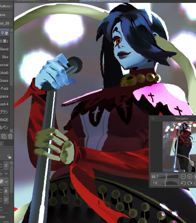 wermsroom's tweet photo. skullgirls comm wip :P https://t.co/Ie8Fdlkf2r