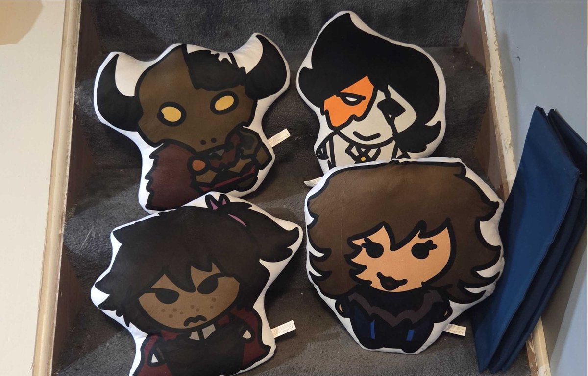 GamesByThomas's tweet photo. oh god they've become marketable...

these silly goobers will be at the event on the 18th! they aren't for sale but they will be silly and fun and you can punch them when you lose your run

featuring: INJURY, SERVANT, ATTENDEE, and BEASTMASTER: https://t.co/1BJfZe38wt