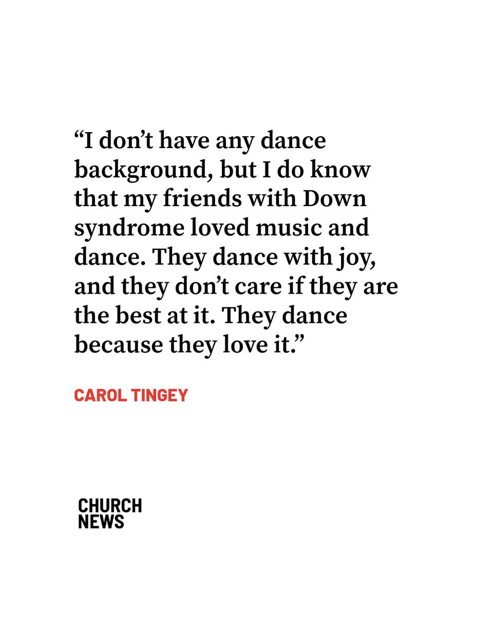 the_churchnews's tweet photo. As Carol Tingey, a member of The Church of Jesus Christ of Latter-day Saints, reflects on the beginning of the Hip Hop Homies dance club, she never expected to learn as much as she did.

About 10 years ago, Tingey prayed for a meaningful way to spend her time. The answer came clearly: organize a hip-hop dance group for her friends.

Although she had no formal dance experience, Tingey took the initiative and called her friends with Down syndrome whom she had met in high school in Mesa, Arizona, inviting them to join the group. Beginning with just eight dancers, she launched “Hip Hop Homies with the Xtra Chromies” in 2016 in Mesa.

Read more in the link in the thread below.

📸: Provided by Carol Tingey and Ale Ray