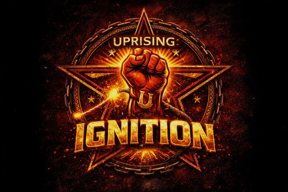 UPRISINGFED's tweet photo. Before the lights of SOLSTICE... we've got one more fuse to burn.

🔥 James Freedom vs Sasha Starr
🔥 Ronnie Frown vs Max Ironside
🔥 Delilah Hart vs Clarissa LaCroix
🔥 Amelia Reynolds vs X-Treme Kid
🔥 UNITY: Century of Perfection vs The After Party

IGNITION 6 • July 25

https://t.co/BW0Mxr4gT3