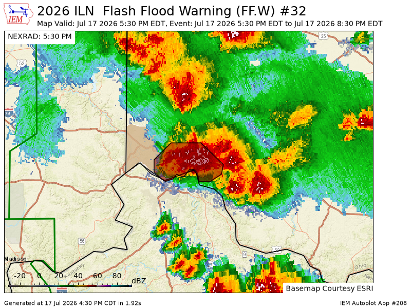 ds_wx03's tweet photo. ILN issues Flash Flood Warning [flash flood: radar indicated] for Hamilton [OH] till Jul 17, 8:30 PM EDT https://t.co/3crIrvn2Os https://t.co/M3fUtO5iRU