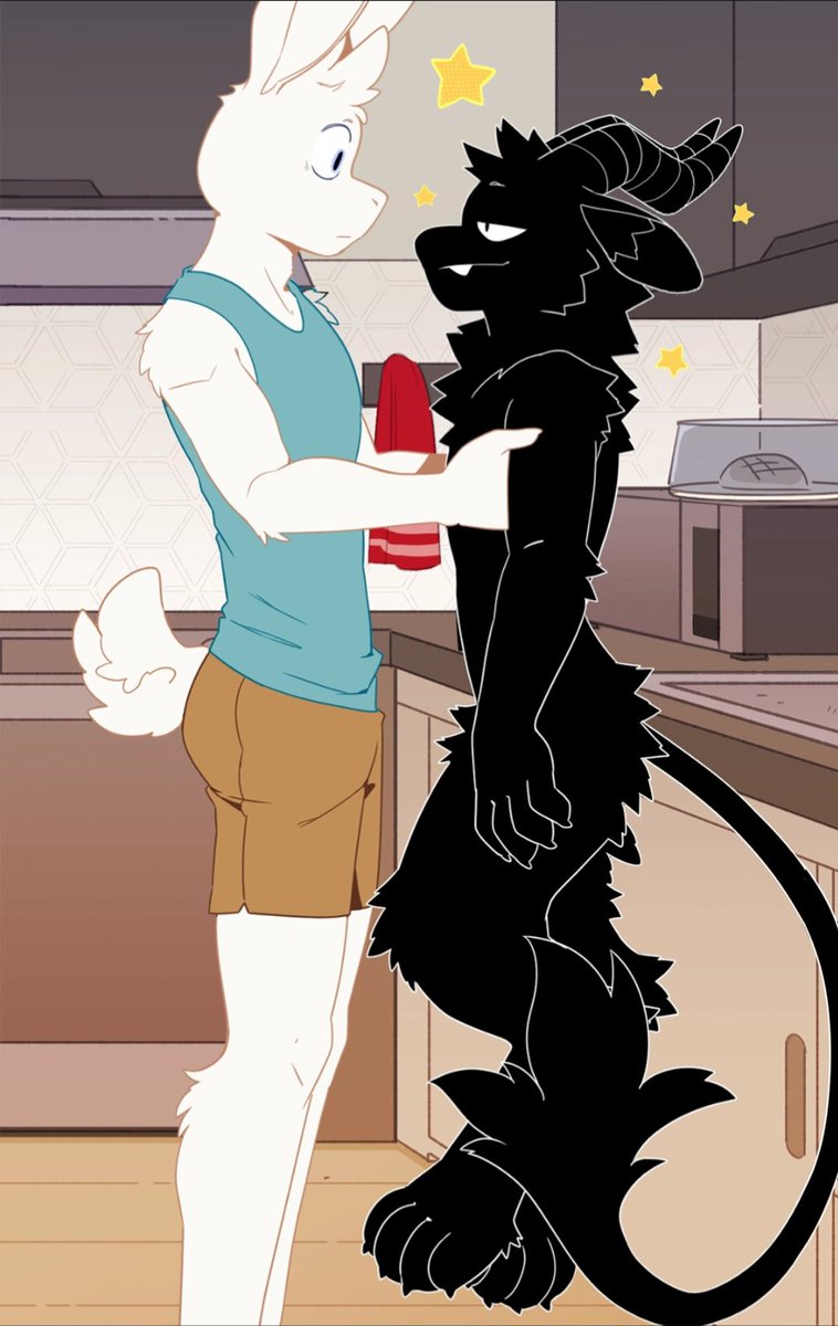 Timmyfza's tweet photo. Attention now！The HOTTEST goat boi,Ozzi's just a tiny foreshadowing.✡🖤ﾍ😈ﾍ🖤✡

#ithinkilikeyou #itily #furryart #furry https://t.co/eN6DTAjavS