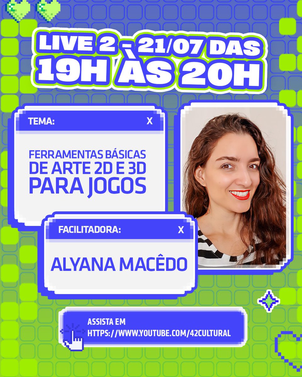Gamepolitan's tweet photo. A Hype GP | Game Jam CHEGOU! 🔥
Prepare-se! De 20 a 23/07, teremos lives exclusivas no canal da 42 Cultural (https://t.co/GJ19l89GzZ) para te preparar para a maratona de desenvolvimento. Confira a programação:

Patrocínio: Petrobras https://t.co/7UpJmkhAof