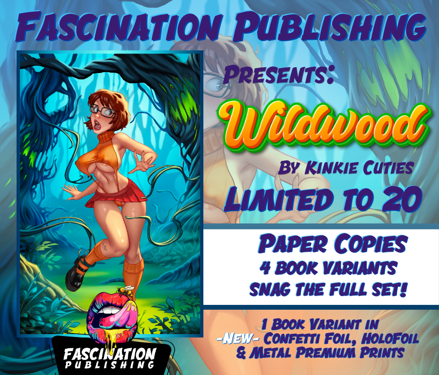Fascination_Co's tweet photo. 🌲👓 Ruh-roh... this mystery just got rooted.

Wildwood by @kinkie_cuties drops our favorite mystery solver into a haunted forest where the trees don't just creak... they reach back. 🌙🌿

Available now at https://t.co/pqEObi7B8G

#comics  #FascinationPublishing #ScoobyDoo https://t.co/HvQO21fh2h