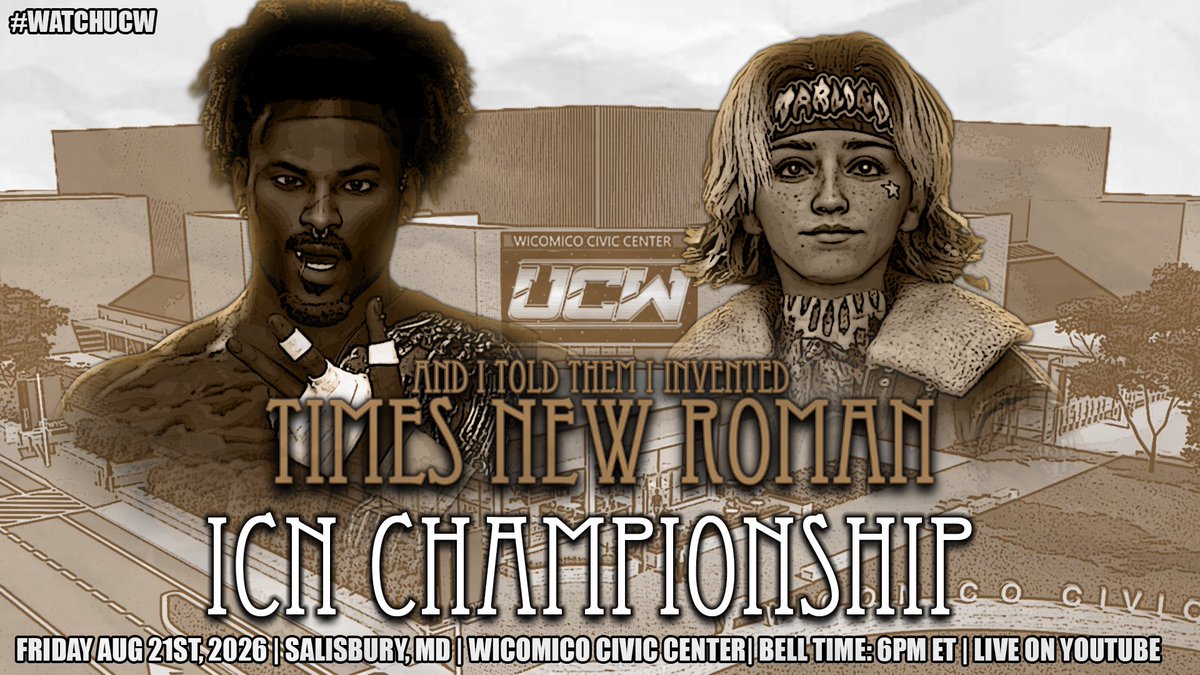 UCWonYouTube's tweet photo. 🚨𝐌𝐀𝐓𝐂𝐇 𝐀𝐍𝐍𝐎𝐔𝐍𝐂𝐄𝐌𝐄𝐍𝐓🚨

In the CO-MAIN EVENT of #AITTIITNR, the #ICNChampion Alex Young will defend his title against Kristie Redding!

Will Alex be the 4th person in history to successfully defend the ICN Title, or will Kristie make history?

More details soon! https://t.co/gGxJB5ANXr