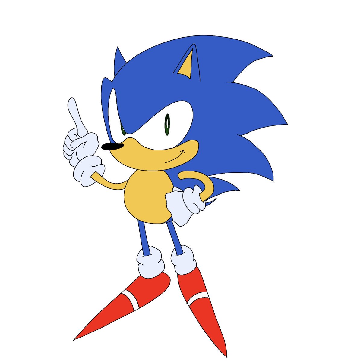 RetroTopz's tweet photo. Little doodle of the blue guy https://t.co/Q63SV1xXKC