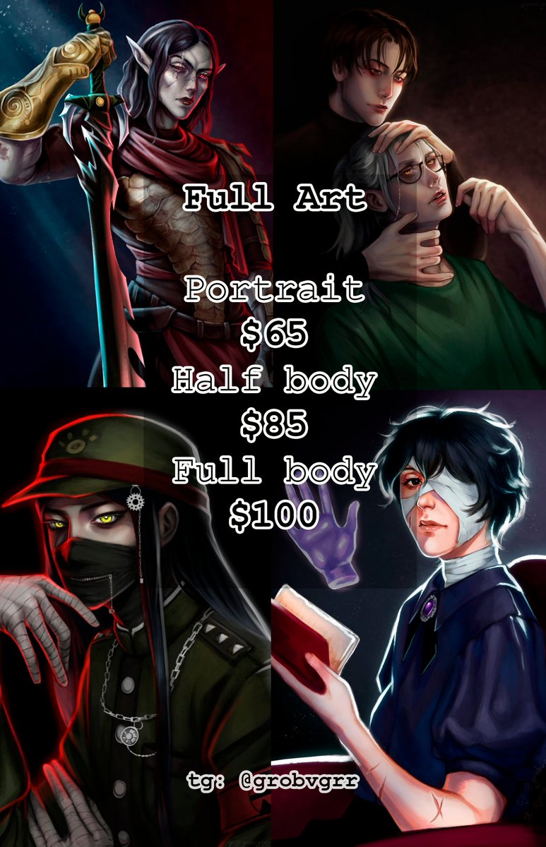 Grob || commissions open!! tweet media