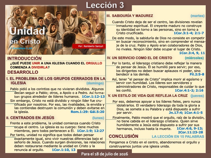 rembertosarzuri's tweet photo. ¿Qué puede unir a una iglesia cuando el orgullo comienza a dividirla?
✅¡Repasemos la #LESAdv 3!  
✅#PrimeroDios 
✅Compártelo!!!! https://t.co/wgTG8hxWOs