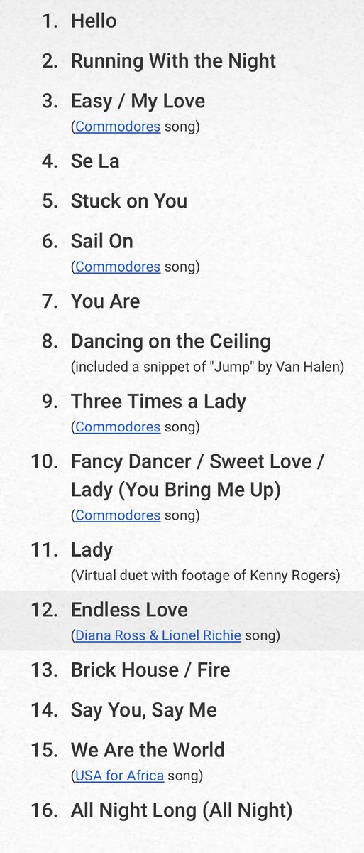 ken_adgie's tweet photo. Philly concert 16 July! Earth, Wind, and Fire were OK – so amazing three of the original members still out there at 75 years young! Best song was September – so much energy!
Lionel Richie is simply fantastic. THAT. DUDE. CAN. SING!!!! Every song was one we all know by heart – all bangers and no skips!