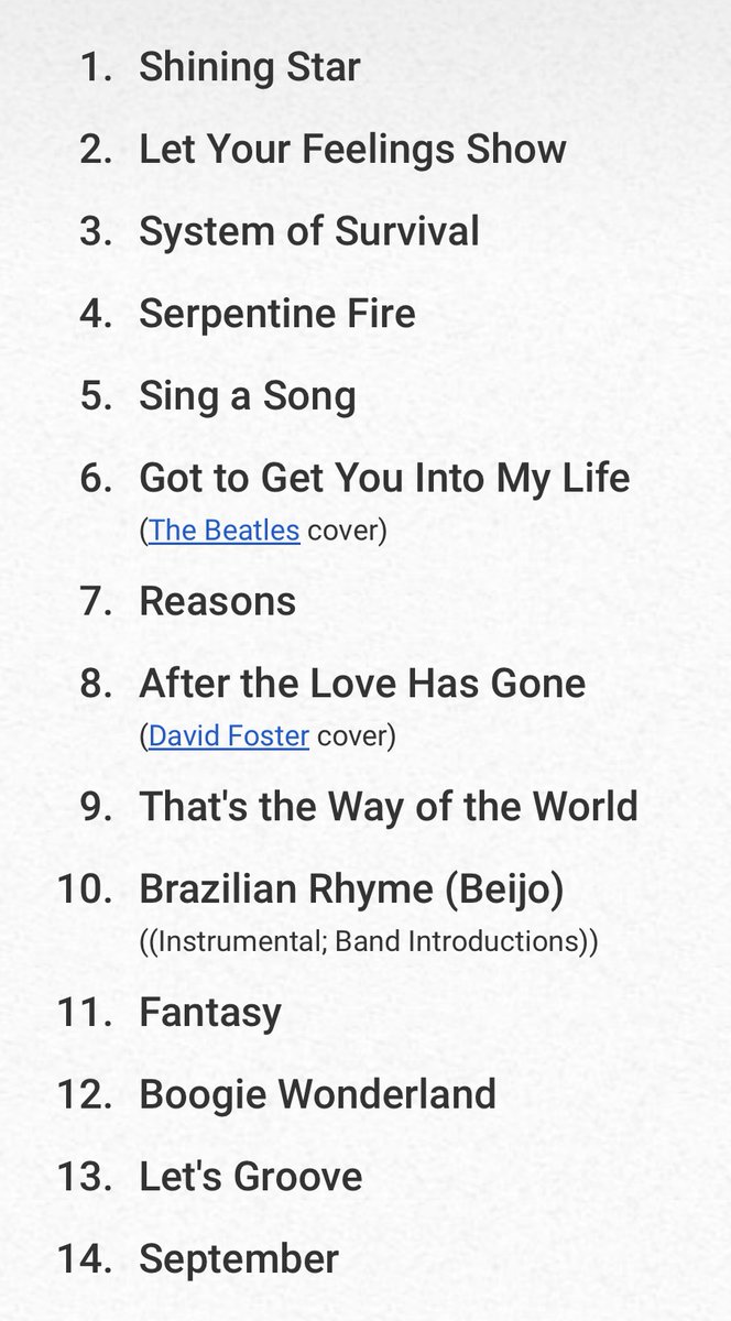 ken_adgie's tweet photo. Philly concert 16 July! Earth, Wind, and Fire were OK – so amazing three of the original members still out there at 75 years young! Best song was September – so much energy!
Lionel Richie is simply fantastic. THAT. DUDE. CAN. SING!!!! Every song was one we all know by heart – all bangers and no skips!