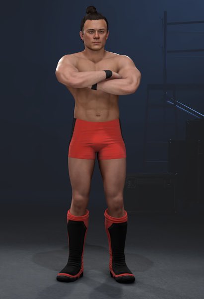 Jasondoes2k's tweet photo. Uploaded on CC; Steve Allen  #CAW Includes moveset, entrance and victory. #steveallen, #aew , #jasondoes2k .

#wwe2k26
#WIP
#2kgames https://t.co/Lq8ni6ThVj