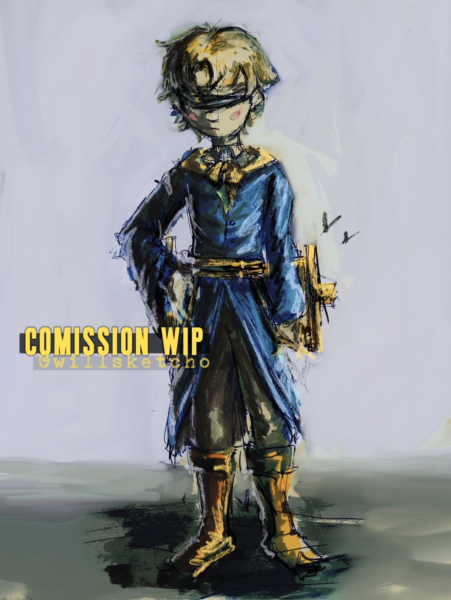 Willsketcho's tweet photo. Um dos primeiros rabiscos de exploração do visual dela, um rabisco com aquarela com mais um pouco de rabisco no digital

- Comission para @whynotluity https://t.co/U6qvCBbJMD